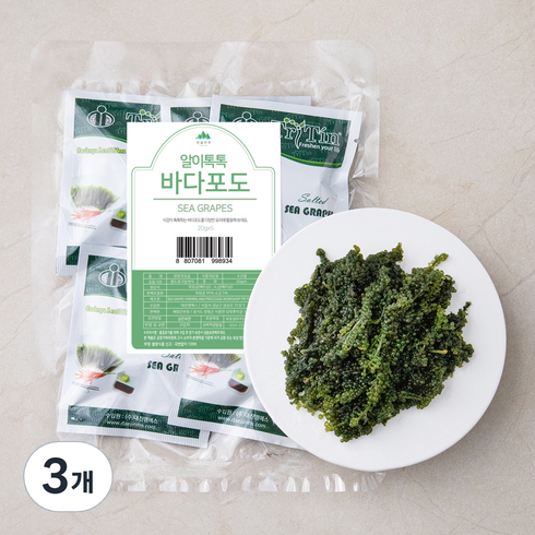 산골어부 알이톡톡 바다포도, 100g(5개입), 3개