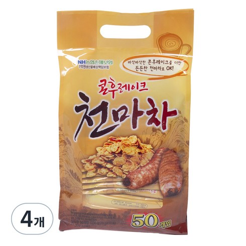 동일 콘후레이크 천마차, 20g, 50개입, 4개