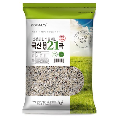 국산 혼합 20곡 1kgX6봉 - 국산 혼합 21곡, 1kg, 1개