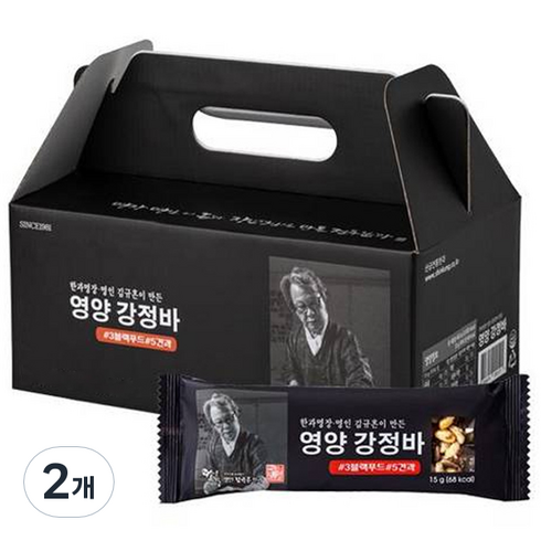 김규흔한과 영양강정바 25p, 375g, 2개