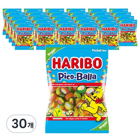 하리보 피코발라 젤리, 100g, 30개