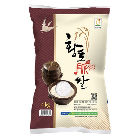 청원생명농협 2023년 햅쌀 황토맥쌀, 4kg, 1개