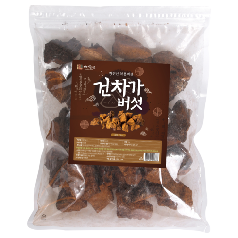 차가버섯 - 건강중심 건차가버섯, 1kg, 1개