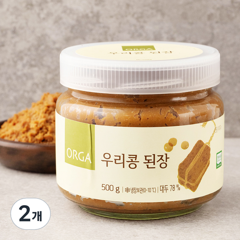 올가 우리콩 된장, 500g, 2개