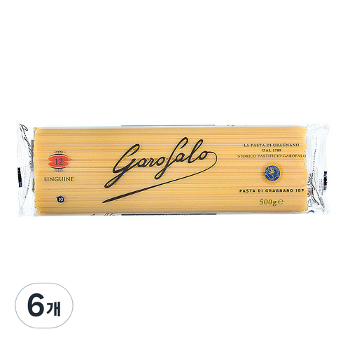 가로팔로 스파게티 - 가로팔로 링귀니 파스타, 500g, 6개