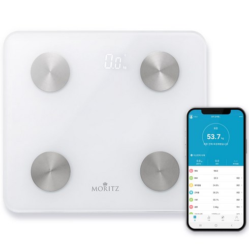 모리츠 스마트 체지방 체중계, MIS-1W180FJW