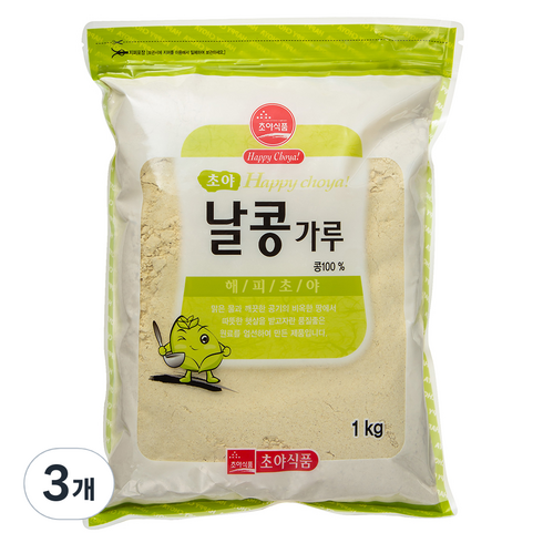 생콩가루 - 초야식품 날콩가루, 3개, 1kg