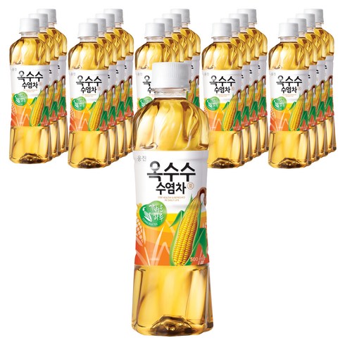 옥수수수염차 - 웅진 옥수수수염차 음료, 500ml, 20개