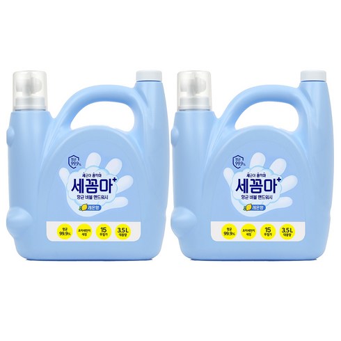 세꼼마 - 온더바디 세꼼마 항균 버블 핸드워시 레몬향, 3.5L, 2개