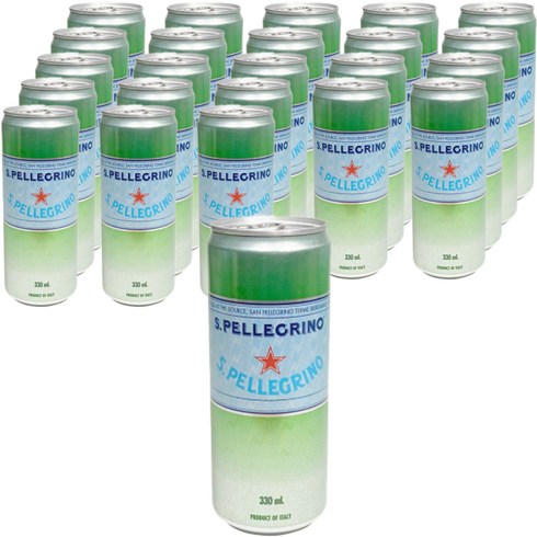 산펠레그리노 탄산수 플레인 캔, 330ml, 24개