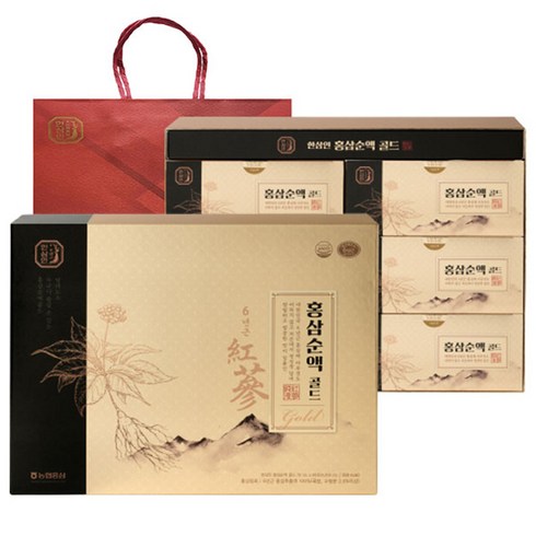 2023년 가성비 최고 농협한삼인 - 한삼인 홍삼순액골드 + 쇼핑백, 70ml, 60개