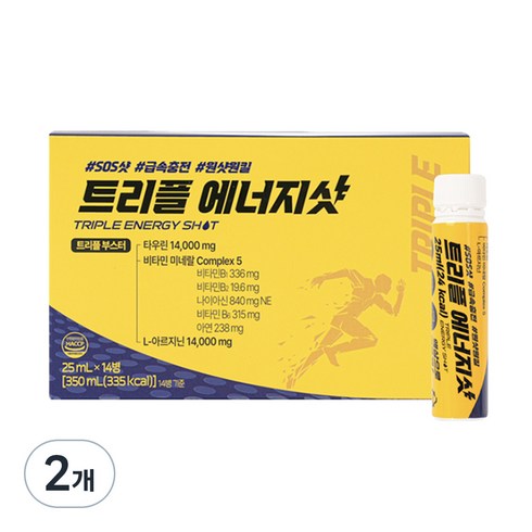 트리플에너지샷 에너지 드링크, 25ml, 28개