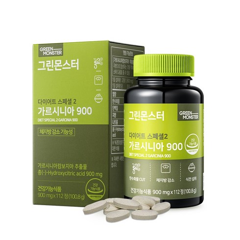 그린몬스터 다이어트 스폐셜2 가르시니아900, 112정, 1개
