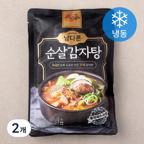 남다른 순살 감자탕 (냉동), 2개, 600g