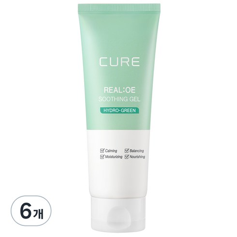 김정문알로에 큐어 리알로에 수딩젤, 150ml, 6개