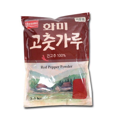 고운고추가루 - 화미 고춧가루 미분용, 2.5kg, 1개