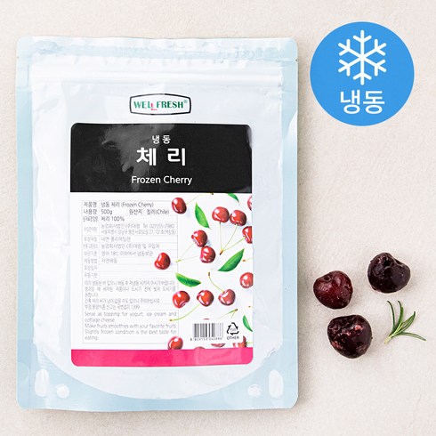 웰프레쉬 체리 (냉동), 500g, 1개