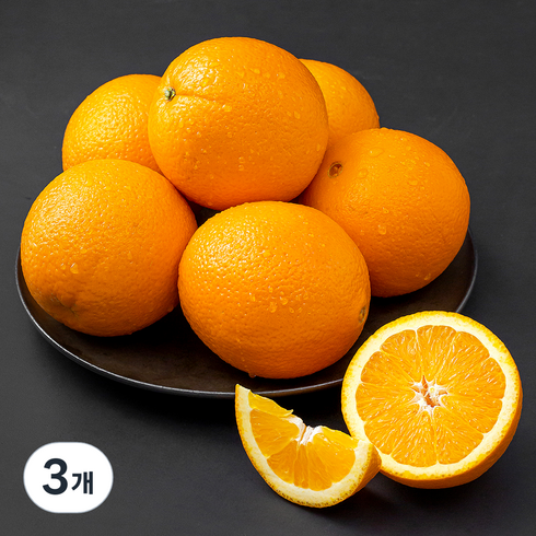 신세계푸드 고당도 네이블 오렌지 점보, 2.1kg(7~8입), 3개