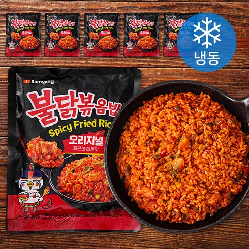 불닭짬뽕 - 삼양 불닭 볶음밥 (냉동), 220g, 6팩