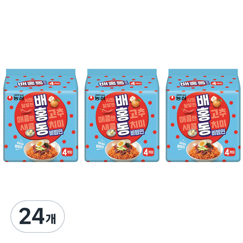 배홍동 - 농심 배홍동 비빔면 137g, 24개