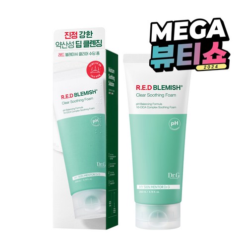 임산부클렌징폼 - 닥터지 약산성 레드 블레미쉬 클리어 수딩 폼, 200ml, 1개