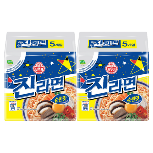 진라면순한맛 - 오뚜기 진라면 순한맛, 10개