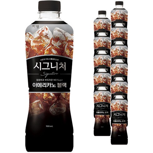 시그니처 쟈뎅 아메리카노 블랙, 900ml, 12개