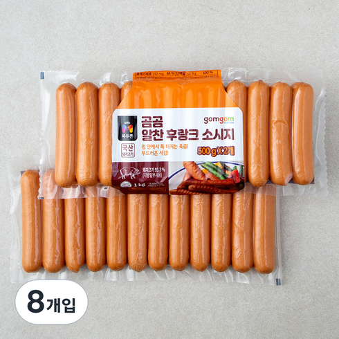 곰곰 알찬 후랑크소시지, 500g, 8개입