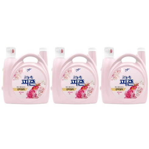 피죤 고농축 오리지널 섬유유연제 로맨틱플라워, 6L, 3개