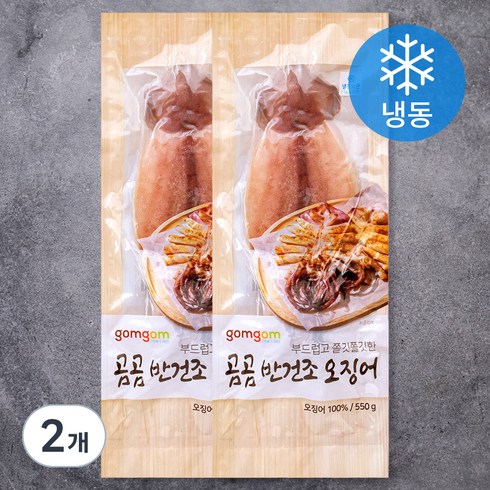 반건오징어 - 곰곰 반건조 오징어(원양산), 550g, 2개