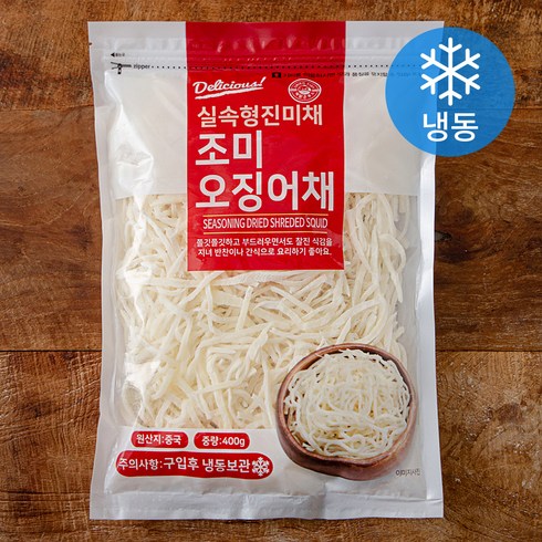 진미채 - 해맑은푸드 조미오징어채 실속형진미채, 400g, 1개