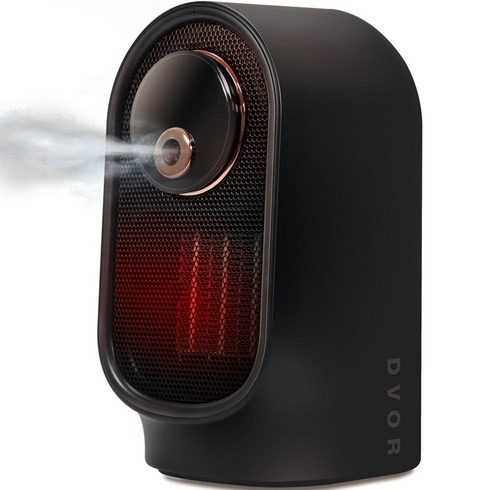 2023년 가성비 최고 보아르히터 - 드보르 PTC 가습 겸용 히터 온풍기, 블랙, DV-P01B