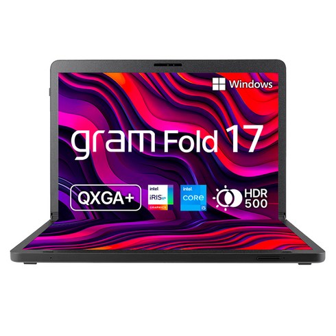 16t90r-ga50k - LG전자 2023 그램 폴드 WXGA+, 매트 블랙, 코어i5, 512GB, 16GB, WIN11 Home, 17X90R-GA50K