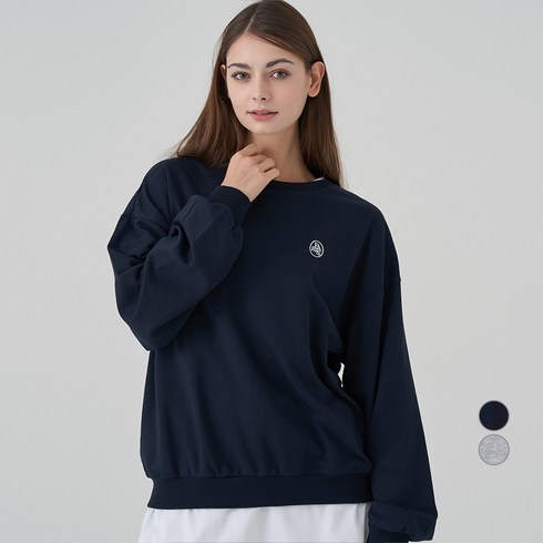 2023년 가성비 최고 기모스웻 - ELLE PARIS Paris 자수 그래픽 기모 스웻셔츠