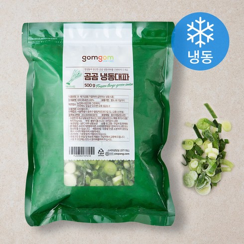 대파 - 곰곰 냉동 대파, 500g, 1개