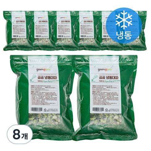 곰곰 냉동대파, 500g, 8개