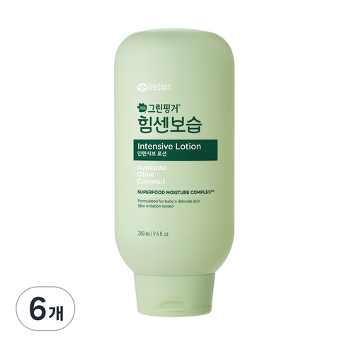 그린핑거힘센보습로션 - 그린핑거 힘센보습 인텐시브 로션, 280ml, 6개