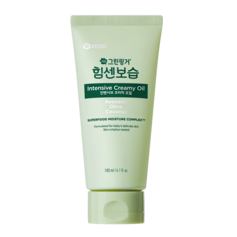 그린핑거 힘센보습 인텐시브 크리미오일 유아 크림, 180ml, 1개