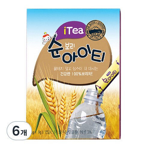 순아이티 - 푸르메다 보리 순 아이티 분말 스틱, 1g, 15개입, 6개