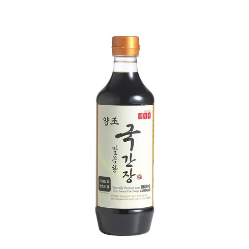 신앙촌 양조 깔끔한 국간장, 860ml, 1개