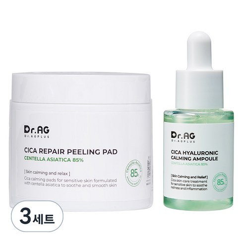 닥터에이지 시카 리페어 필링패드 60p + 시카 앰플 30ml, 3세트