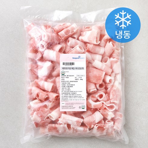 대패삼겹살 - 동원 뼈없는 대패 삼겹살 구이용 (냉동), 1개, 700g