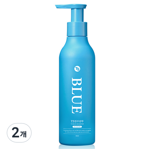 TS블루 탈모증상완화 샴푸, 500ml, 2개