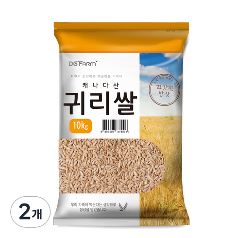 대구농산 귀리쌀, 10kg, 2개