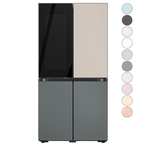 2023년 가성비 최고 삼성 비스포크 냉장고 설치기준 - [색상선택형] 삼성전자 비스포크 4도어 냉장고 868L 방문설치, RF85C94J2AP