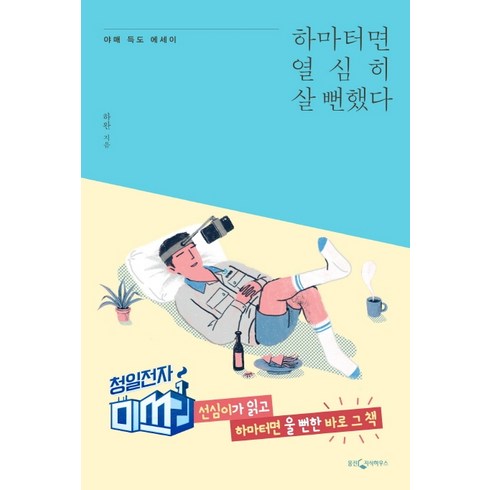 하마터면 열심히 살 뻔했다 : 야매 득도 에세이, 웅진지식하우스, 하완