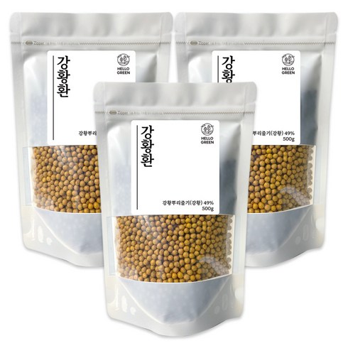 헬로우그린 강황환, 3개, 500g