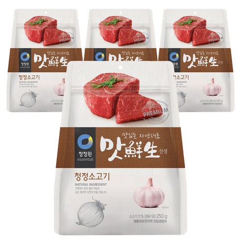 청맛선생 청정소고기 조미료, 250g, 4개