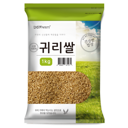 진도 쌀귀리 1kg8봉 - 건강한밥상 국산 귀리쌀, 1kg, 1개