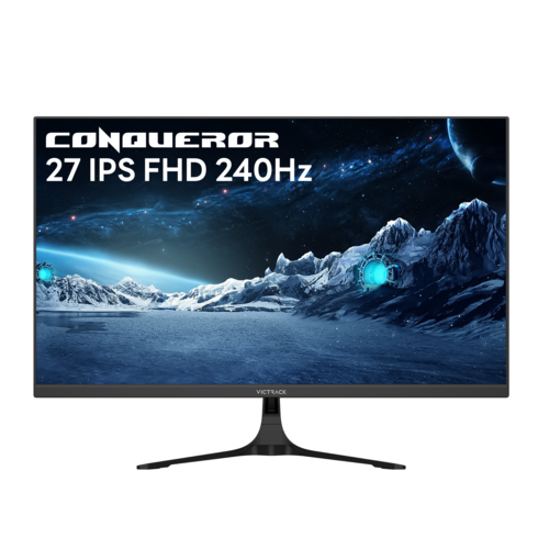 빅트랙 컨커러 후기 - 빅트랙 컨커러 68.58cm FHD 240Hz 280Hz Fast IPS 1ms FPS 게이밍 모니터 블랙, 27FM24001(무결점)